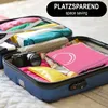 com-four® 2x Wäschesack für Reisen - faltbarer Wäschebeutel Produktbild-Vorschau 3