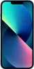 A close-up front view of an iPhone 13 with a colorful abstract wallpaper. Podgląd zdjęcia produktu
