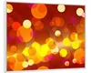 Wallario Wandbild Rote  gelbe und orange Kreise - Produktbild-Vorschau 2