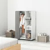 HOMCOM Armoire penderie meuble de rangement mobile 4 Voir les images du produit 2