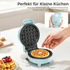 YASHE Mini-Waffeleisen ABW59C, 550 W, 10 cm, Antihaft, Produktbild-Vorschau 3
