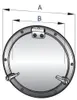 Vetus Pq52 A2, tapa para escotilla, color plateado, 151 mm, Vista previa de la imagen del producto 3