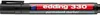 A black Edding permanent marker with red and blue branding. Produktbild-Vorschau