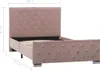vidaXL Bettgestell Rosa Samt 100x200 cm Produktbild-Vorschau 8