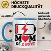 Mom Of 2 Boys Tasse Geschenk 2 Söhne Geschenkidee Mutter Produktbild-Vorschau 3