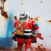 Roboter - Astronaut - rot - Zinnspielzeug Produktbild-Vorschau 7