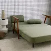 sweeek - 2-Sitzer Schlafsofa aus nussbaumfarbenem Heveaholz Produktbild-Vorschau 8