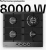 Klarstein Verosteel Plaque de Cuisson Gaz 60cm - 4 Brûleurs Voir les images du produit 3