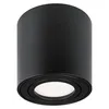 A black cylinder-shaped ceiling spotlight with a white light source visible at the bottom. Náhľad obrázku produktu