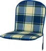 Auflage Monoblock niedrig 2163 blau-grün kariert 79x43x3,5 Produktbild-Vorschau 1