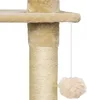 Arbre à chat HANSI 260 cm - beige/blanc Voir les images du produit 8