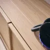 sweeek - TV-Möbel Holzdekor 3 Türen 140 cm - Natur Produktbild-Vorschau 5