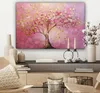 MuchoWow® - Leinwandbilder - Baum - Rosa - Gold - Modern, Produktbild-Vorschau 7
