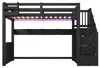 Hoogslaper 90x200 cm met opbergruimte in de trap, 4 Productafbeelding-voorbeeld 16