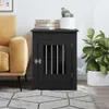 vidaXL Klatka dla psa w stylu meblowym czarna 55x80x68 cm Podgląd zdjęcia produktu 3