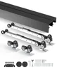 VEVOR Schuifdeuraccessoires, railsysteem 2438 mm, dubbele Productafbeelding-voorbeeld 1