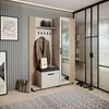Garderoben-Set LIVIA Links Kaschmir – Garderobenschrank mit Produktbild-Vorschau 3