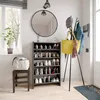 KOMTO Schuhregal Schmal - Schuhablage Flur mit 5 Ebenen Produktbild-Vorschau 3