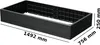 záhon vyvýšený 149,2cm BASE WOODY IBWR-S433 antracit Náhled obrázku produktu 9