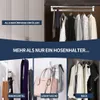 450 mm/17,72 Zoll Verstellbarer Edelstahl Kleiderstangen, Produktbild-Vorschau 2