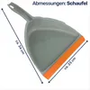 A dustpan with measurement indicators. Produktbild-Vorschau