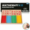 MATHEMATIX Rechenstäbchen Holz Zählstäbchen Set Mathematik Produktbild-Vorschau 1