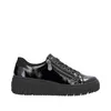 Rieker Damen Low Sneaker Schwarz Glattleder Größe: 42 Produktbild-Vorschau 16