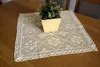 Nappes carrées en dentelle beige 60x60 carré crochet Voir les images du produit 5