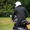 Merlin Barton II Motorrad Wachsjacke, schwarz, 4XL Produktbild-Vorschau 5