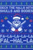 Falhalla Totenkopf Santa Ugly Sweater - Weihnachten Produktbild-Vorschau 3