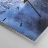 Wanduhr - Quadrat - Glasuhr - Astronaut Licht Kosmos - Produktbild-Vorschau 5