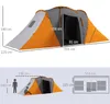 Outsunny Tunnelzelt Campingzelt für 4 Personen mit 2 Produktbild-Vorschau 3