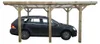 Carport Garagendach 3.04x5.12 m - 15.56 m2 - PVC-Abdeckung Produktbild-Vorschau 2