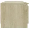 Mobile TV rovere Sonoma 140x40x35,5 cm Materiale a base di Anteprima dell’immagine prodotto 15
