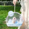 Transportkäfig für Haustiere, transparent Transportbox für Produktbild-Vorschau 3