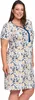 Charmante Floral Nachthemd Kurze Ärmel Pyjamas Damen Moraj Produktbild-Vorschau 3