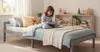 Lit en Bois Massif Lit Enfant 90x200 cm Lit Futon Pin avec Voir les images du produit 2