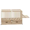 Flieks Gitterbett 70x140cm mit Rollen, Beistellbett Produktbild-Vorschau 8