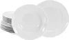 A stack of white plates and two larger white plates are shown against a white background. Náhľad obrázku produktu