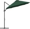vidaXL Sonnenschirm Grün 372 x 198 x 243 cm Polyester und Produktbild-Vorschau 5
