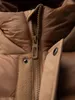 Giacca lunga trapuntata Ombre da uomo con grandi tasche Anteprima dell’immagine prodotto 8
