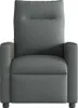 vidaXL Massage-Relaxsessel, Stoff, Dunkelgrau Produktbild-Vorschau 3