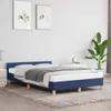 vidaXL Bettgestell mit Kopfteil ohne Matratze Blau 120x200 Produktbild-Vorschau 2