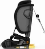 Side view of a black car seat with yellow ISOFIX connectors visible. Náhľad obrázku produktu