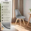 Chaises de salle à manger FRÉDÉRIQUE style scandinave - Voir les images du produit 2