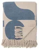 Agno Decke, Blue, Recycelte Baumwolle Produktbild-Vorschau 1