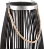 BELIANI Dekorative Laterne Schwarz mit Kerzenhalter 72 cm Produktbild-Vorschau 4