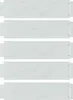 vidaXL Obruba trávnika 5 ks Strieborná 100 x 25 x 0,07 cm Náhľad obrázku produktu 1