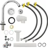 Lavabo in acciaio inox Mahlzeit con comando a ginocchio, Anteprima dell’immagine prodotto 6