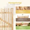 Classic Staketenzaun-Tor Set (silber) aus Edelkastanie, Produktbild-Vorschau 5